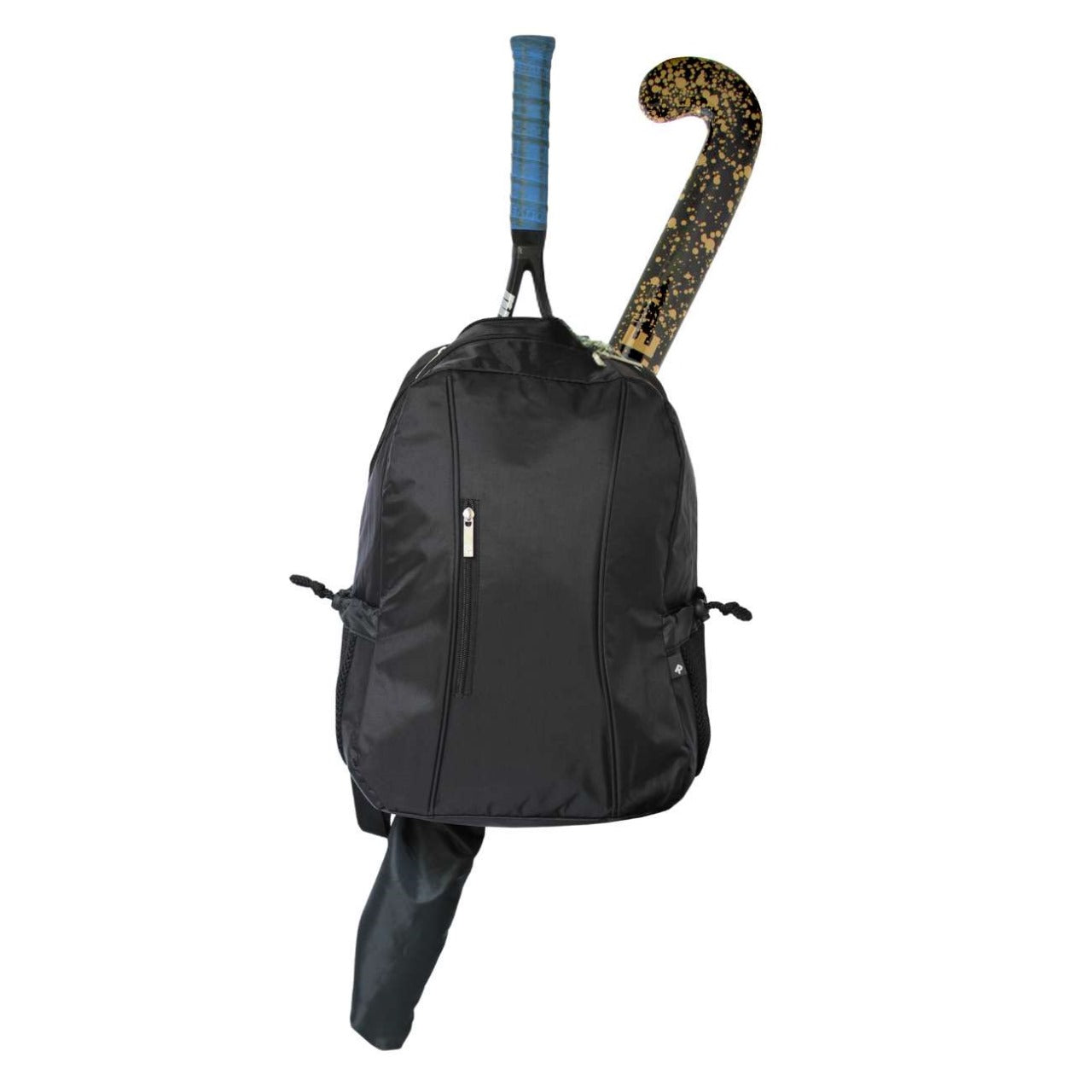 Dual Hockey/Tennis/Cricket Backpack - Black