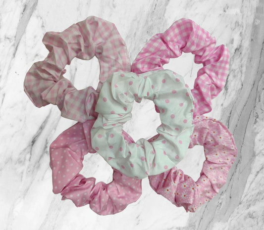 Petite Scrunchies - Various - Pink