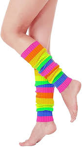 Funky Neon Leg Warmers