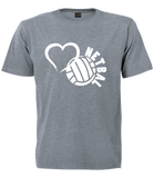 Printed T-Shirt with Quote Shortsleeve - Netball