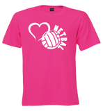Printed T-Shirt with Quote Shortsleeve - Netball