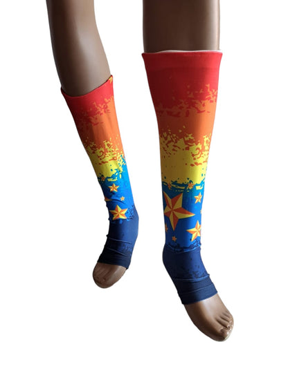 ATHLU Under Socks / Slocks - Rainbow