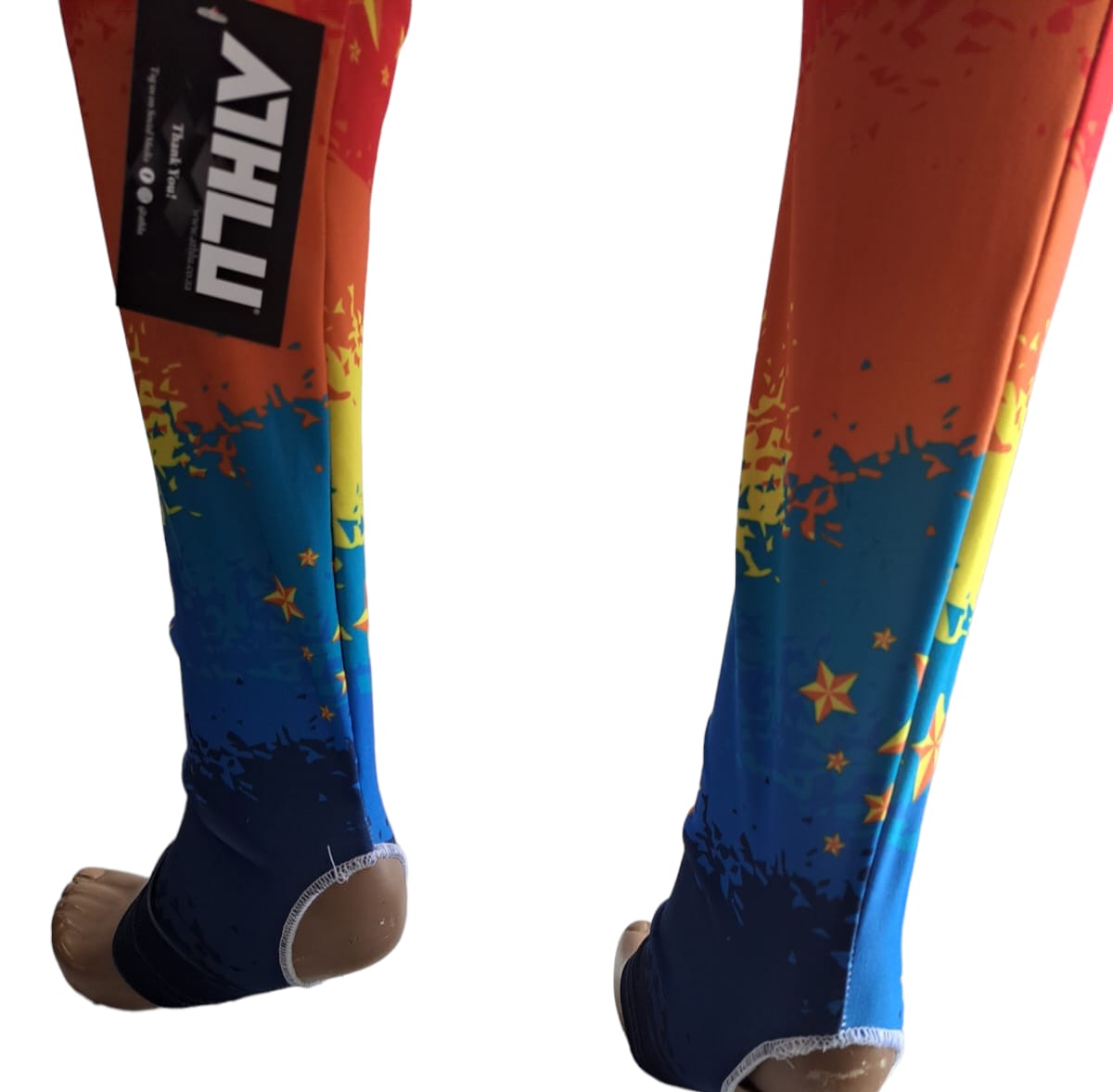 ATHLU Under Socks / Slocks - Rainbow