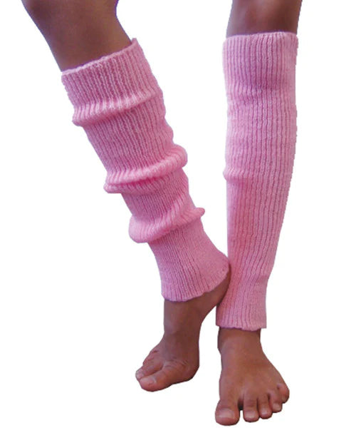 Leg Warmers - Knitted Pink