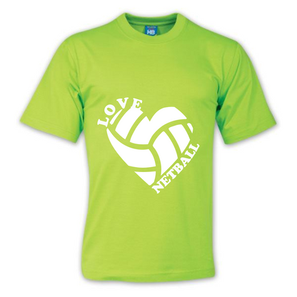 Printed T-Shirt with Quote Shortsleeve - Netball