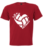 Printed T-Shirt with Quote Shortsleeve - Netball