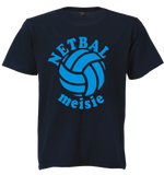 Printed T-Shirt with Quote Shortsleeve - Netball
