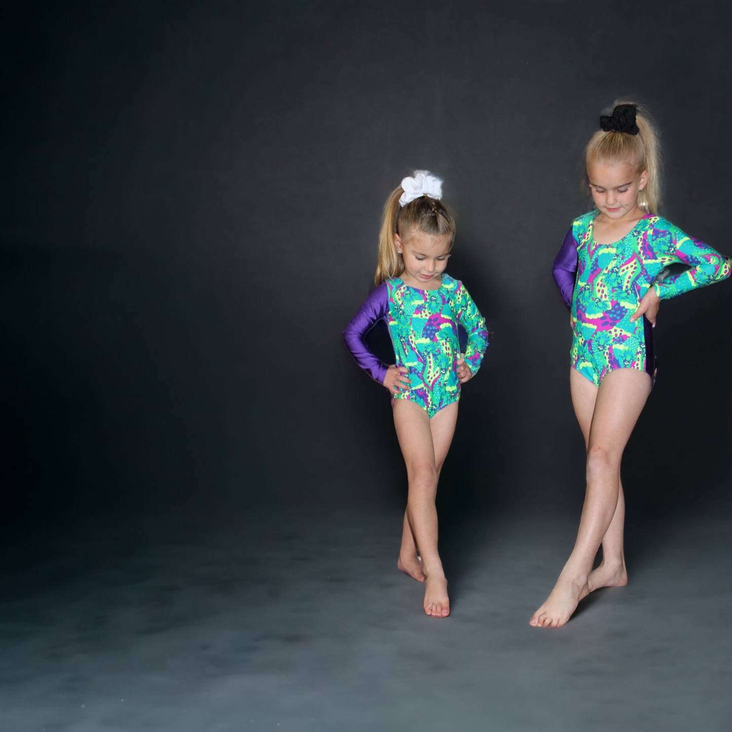 ATHLU Girls Long Sleeve Leotards - CrazyNeons