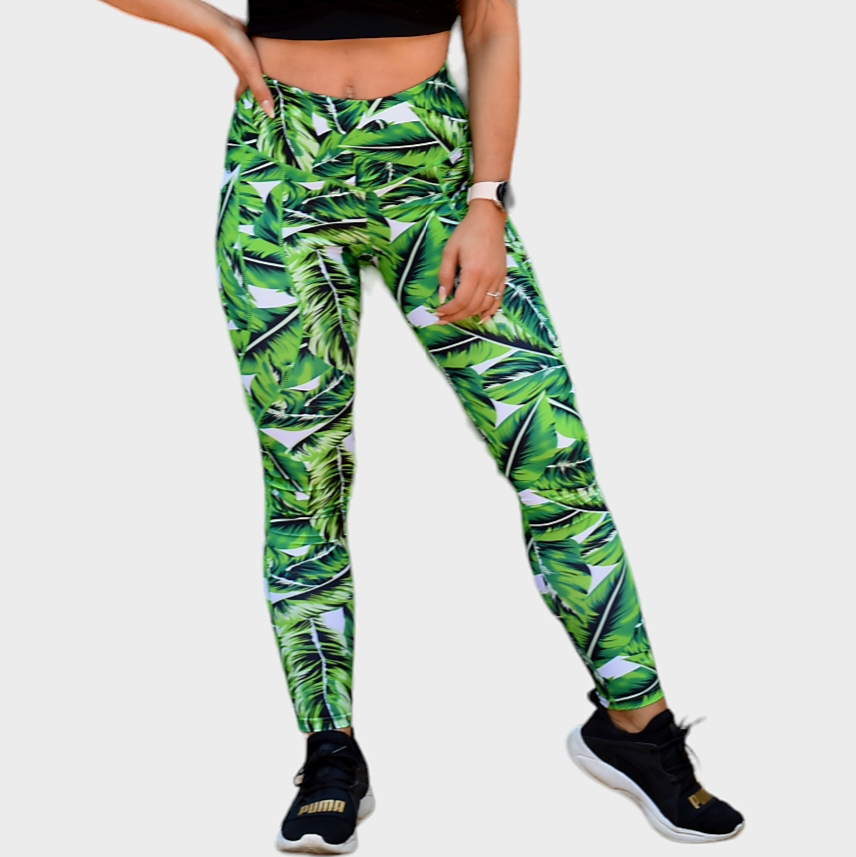 ATHLU Ladies Hustler Tights - Tropical