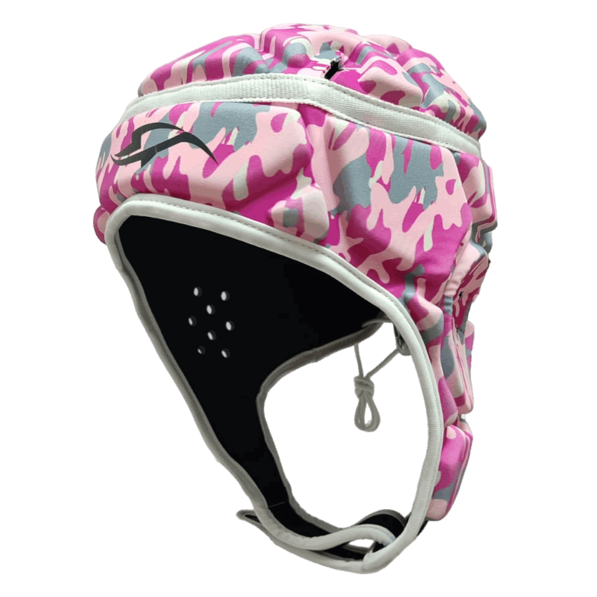 Scrum Cap / Headgear - Storm Force - Camo Pink/Grey