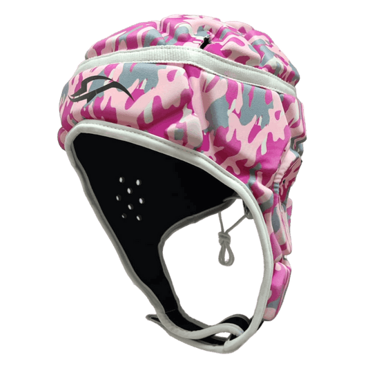 Scrum Cap / Headgear - Storm Force - Camo Pink/Grey