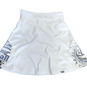 ATHLU Sports Skirt - Netball White/Grey