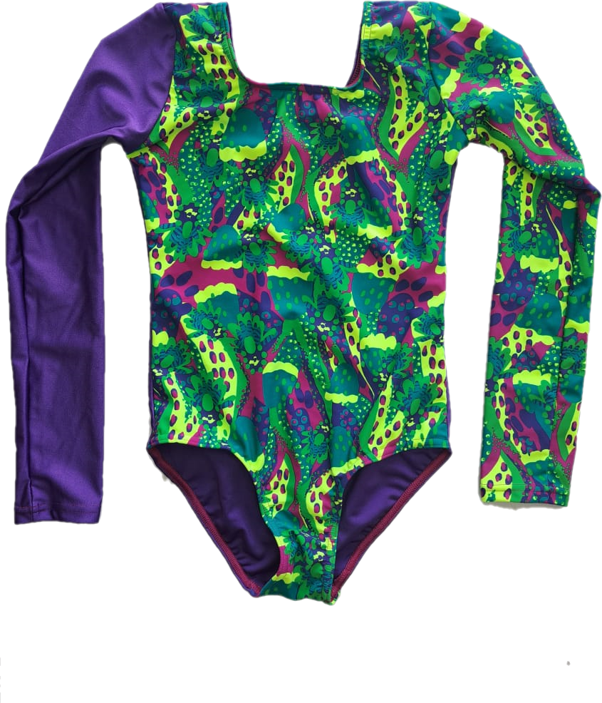 ATHLU Girls Long Sleeve Leotards - CrazyNeons