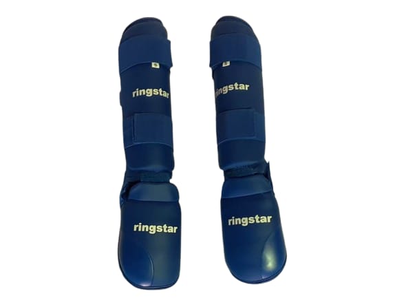 Shin & Removable Instep pad - Ring Star - Blue