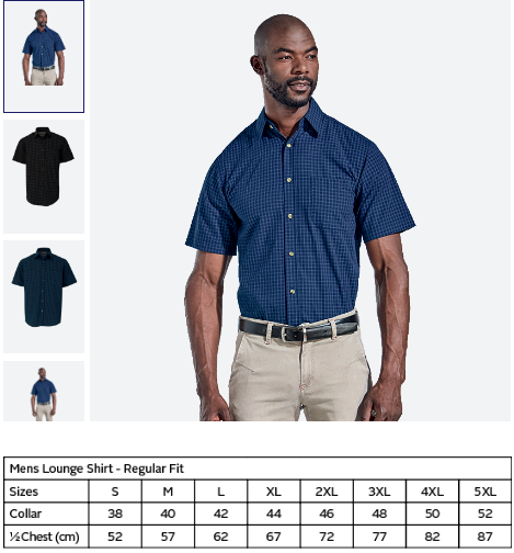 Pioneer Check Lounge Short Sleeve Mens