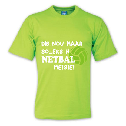 Printed T-Shirt with Quote Shortsleeve - Netball