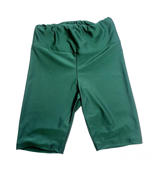 Ski-Pants - Above the Knee - High Waist - Green