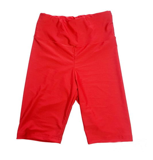 Ski-Pants - Above the Knee - High Waist - Red