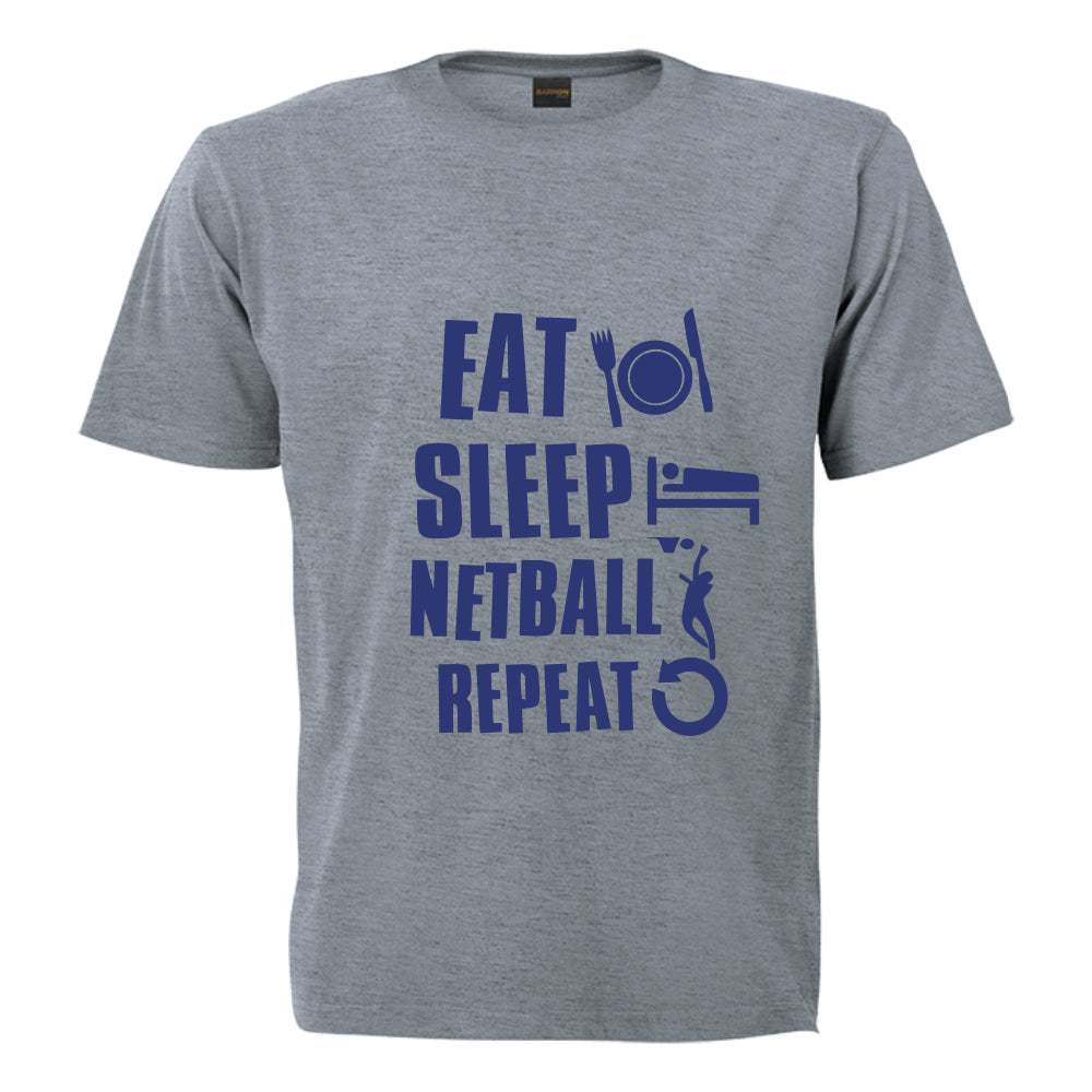 Printed T-Shirt with Quote Shortsleeve - Netball