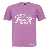 Printed T-Shirt with Quote Shortsleeve - Netball