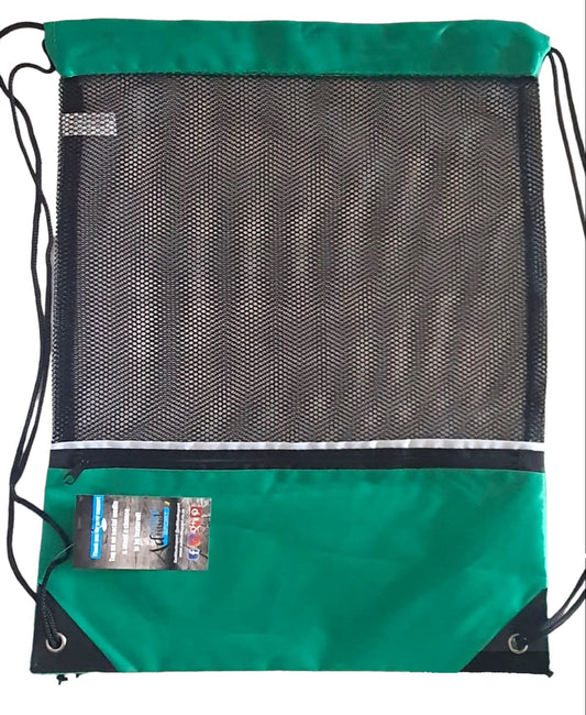 Drawstring Bag with Mesh