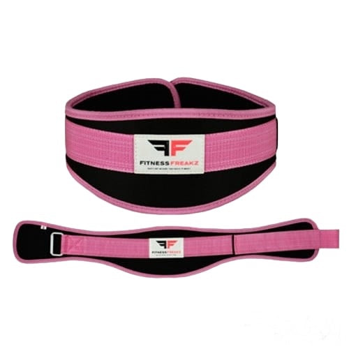 Fitness Freaks Neoprene Weight Training Belt - Pink