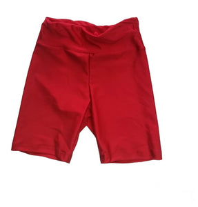 Ski-Pants - Mid Thigh - High Waist - Red