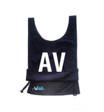 Netball Bibs - Set of 7 - With lettering - Mesh