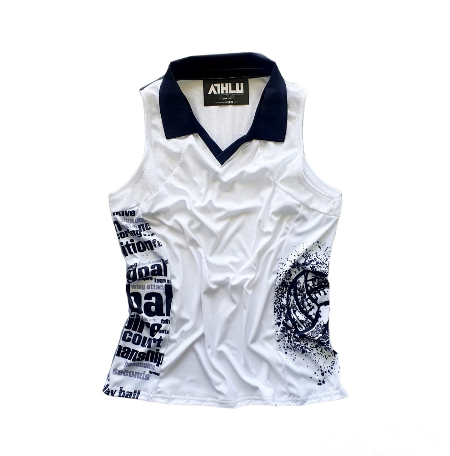 ATHLU Ladies Sleeveless Golfer - Partially Sublimated