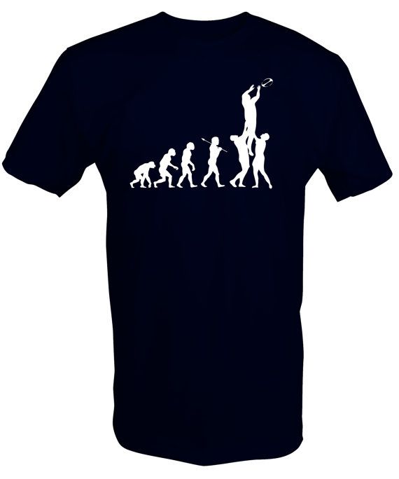 Printed T-Shirt with Quote - Rugby