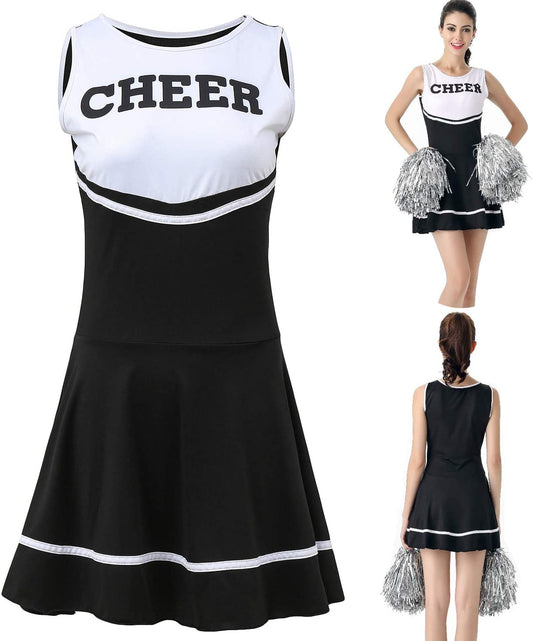 ATHLU Cheerleader Top and Skirt Set