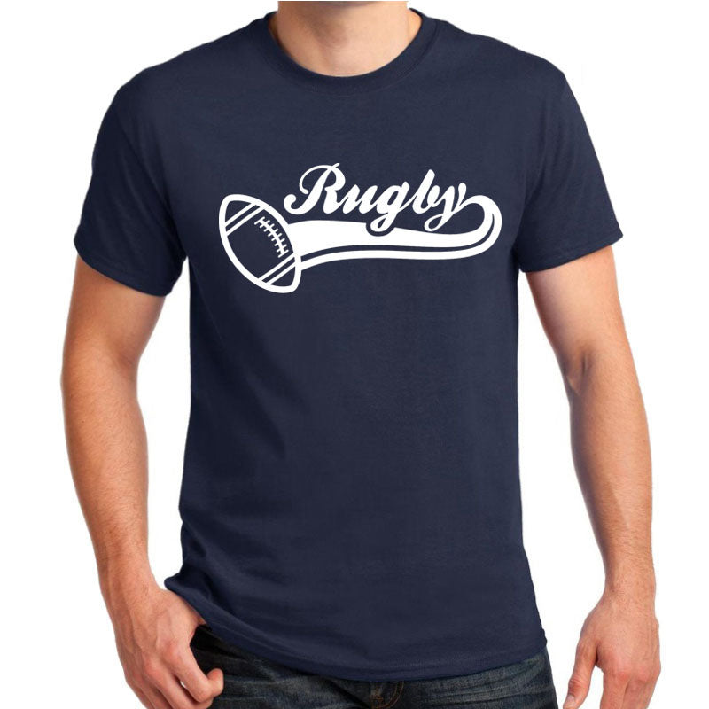 Printed T-Shirt with Quote - Rugby
