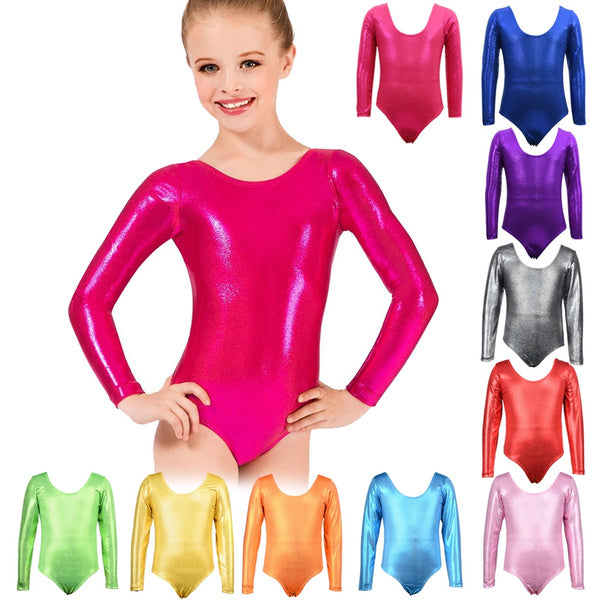 ATHLU Girls Long Sleeve Leotards - All Colors