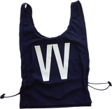 Netball Bibs - Set of 7 - With lettering - Mesh