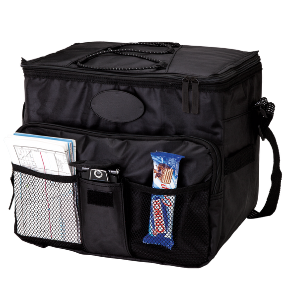 18 Can Cooler with 2 Front Mesh Pockets