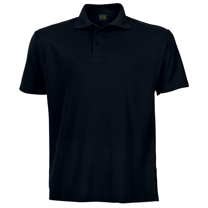 Barron Pique Knit Golfer - Black
