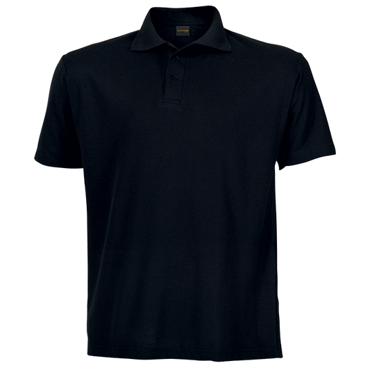 Barron Pique Knit Golfer - Black