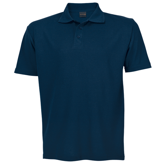 Barron Pique Knit Golfer - Navy