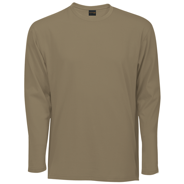 Crew Neck T-Shirts - Long Sleeve Adult - Various Colours