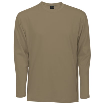 Crew Neck T-Shirts - Long Sleeve Adult - Various Colours