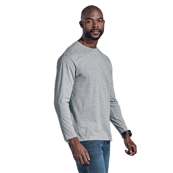 Crew Neck T-Shirts - Long Sleeve Adult - Various Colours