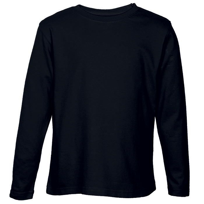 Crew Neck T-Shirts - Long Sleeve Kiddies - Various Colours