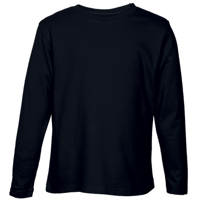 Crew Neck T-Shirts - Long Sleeve Kiddies - Various Colours