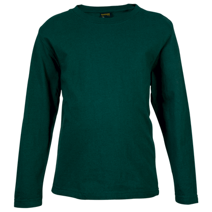 Crew Neck T-Shirts - Long Sleeve Kiddies - Various Colours