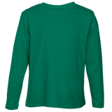 Crew Neck T-Shirts - Long Sleeve Kiddies - Various Colours