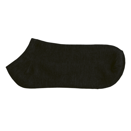 3 Pack Trainer Liner Socks - Black