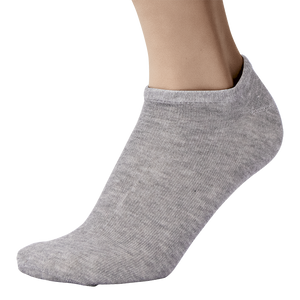 3 Pack Trainer Liner Socks - Grey