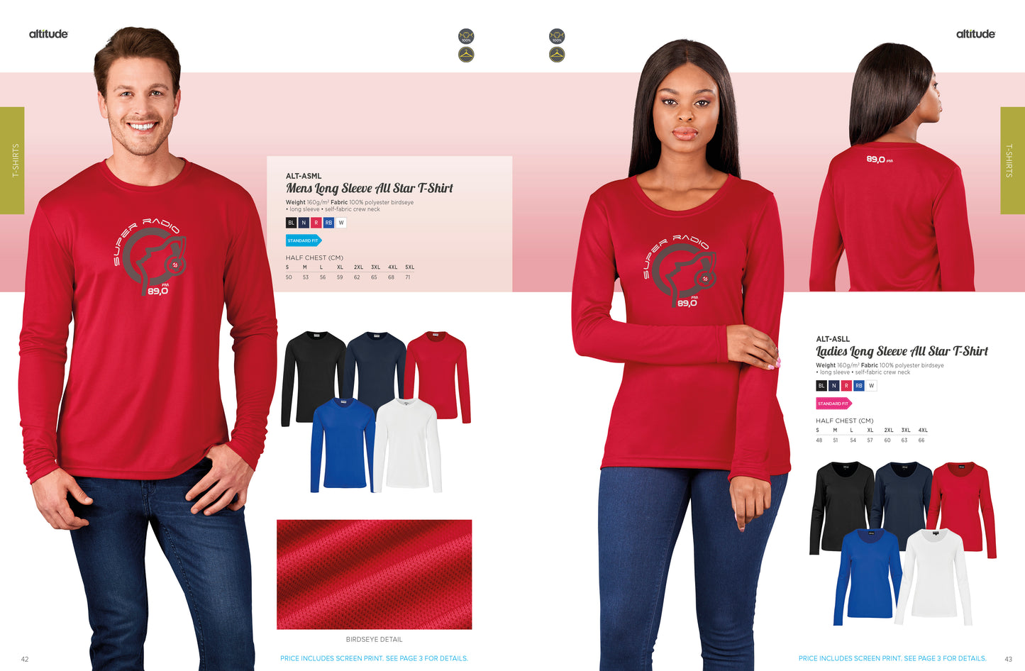 All Star Long Sleeve T-Shirt - Mens