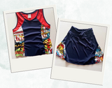 ATHLU Sports Top & Skirt Set - Partially Sublimated