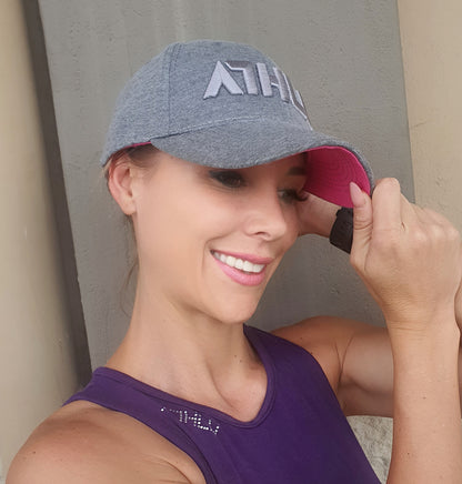 ATHLU Cap - Cherise Single Jersey 5 Panel